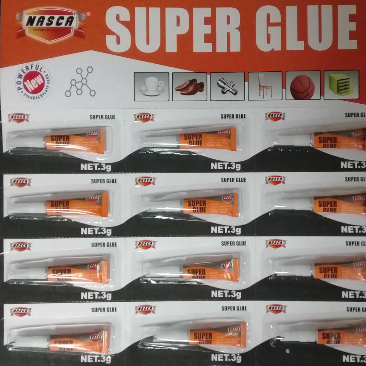 NASCA SUPER GLUE CARD 10ML